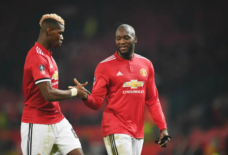 Romelu Lukaku (phải) được biết có tình bạn thân thiết với Paul Pogba. Ảnh: Getty Images