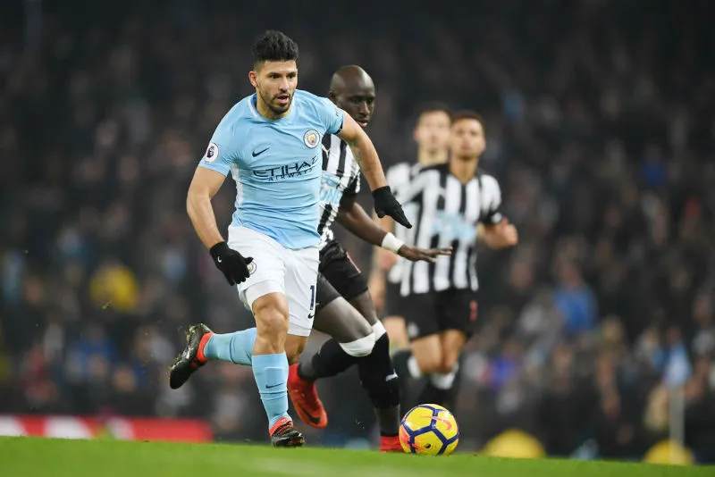 Sergio Aguero tiếp tục chứng tỏ giá trị của mình ở Man.City. Ảnh: Getty Images