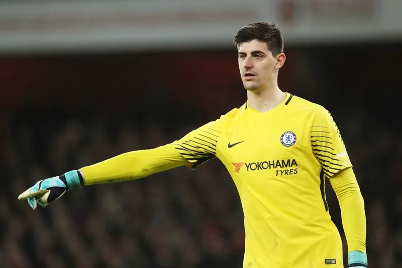 Courtois đang là mục tiêu chính của Real.Ảnh: Getty Images