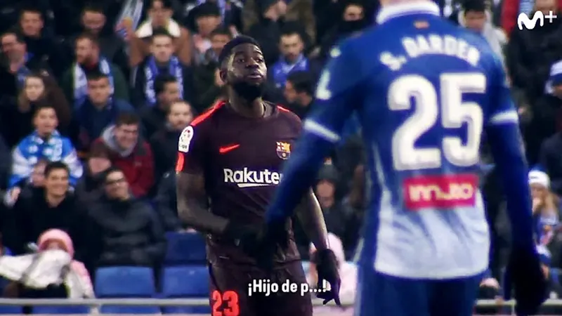 Umtiti (nâu) bị phân biệt chủng tộc.
