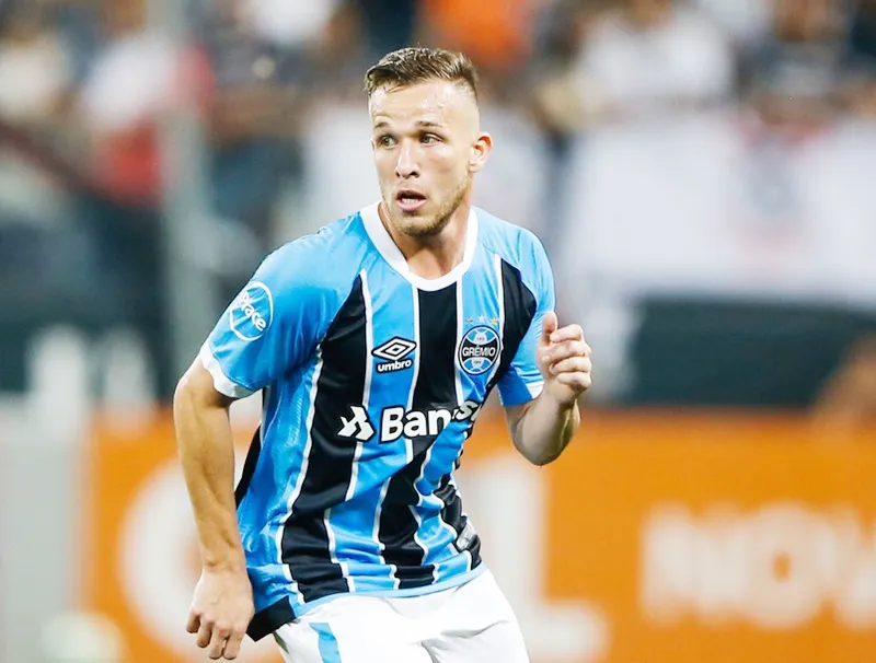 Arthur đã là người của Barca. Ảnh: Getty Images.