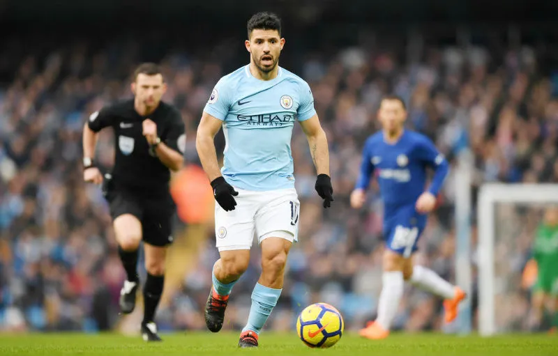 Sergio Aguero bất ngờ dính chấn thương trong buổi tập. Ảnh: Getty Images