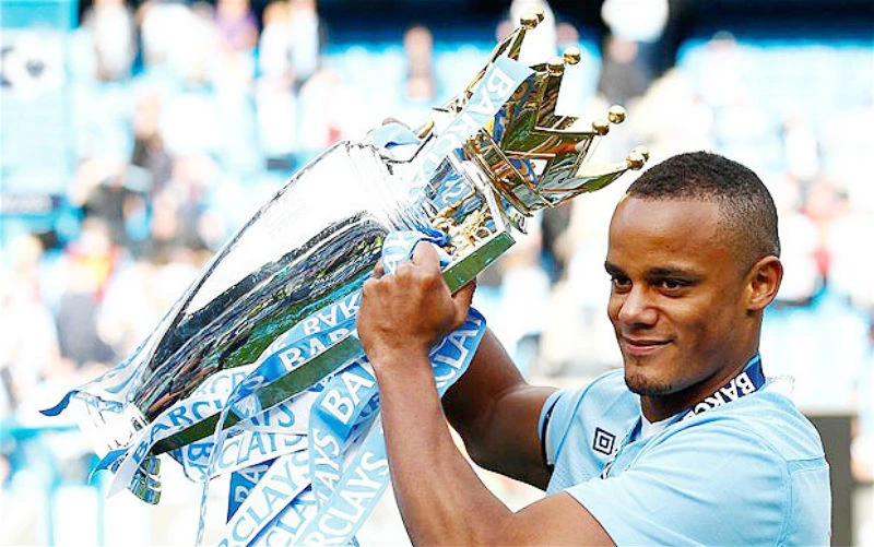 Vincent Kompany đã là đội trưởng huyền thoại của Man.City. Ảnh: Getty Images 