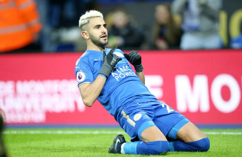 Riyad Mahrez cuối cùng cũng thỏa nguyện đến với Man.City. Ảnh: Getty Images 