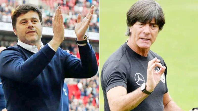 Pochettino (trái) và Loew là hai ứng cử viên sáng giá nhất. Ảnh Marca.