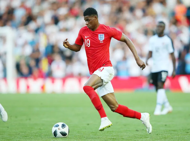 Các cầu thủ trẻ như Marcus Rashford thay nhau tỏa sáng cùng tuyển Anh. Ảnh: Getty Images