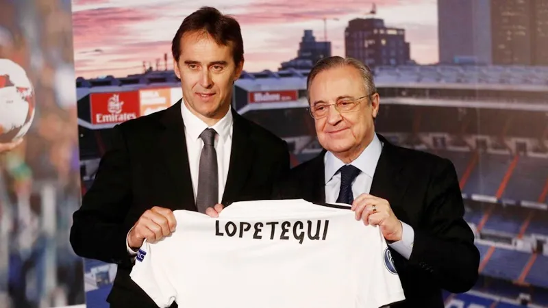 Lopetegui đã có buổi ra mắt Real. Ảnh AS.
