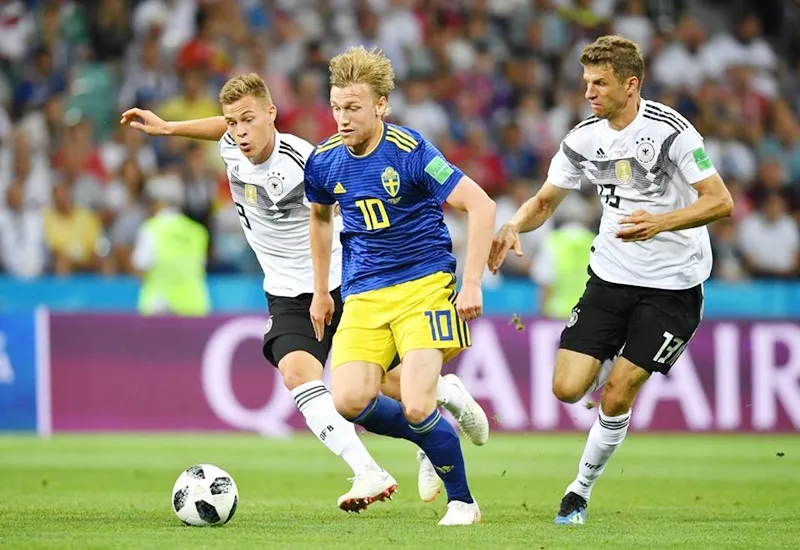 Thụy Điển rất giỏi trong những tình huống phản công tốt độ. Ảnh FIFA.