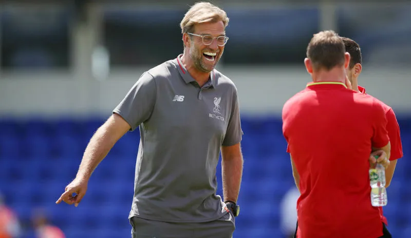 HLV Jurgen Klopp tự tin trước thềm mùa giải mới. Ảnh: Getty Images