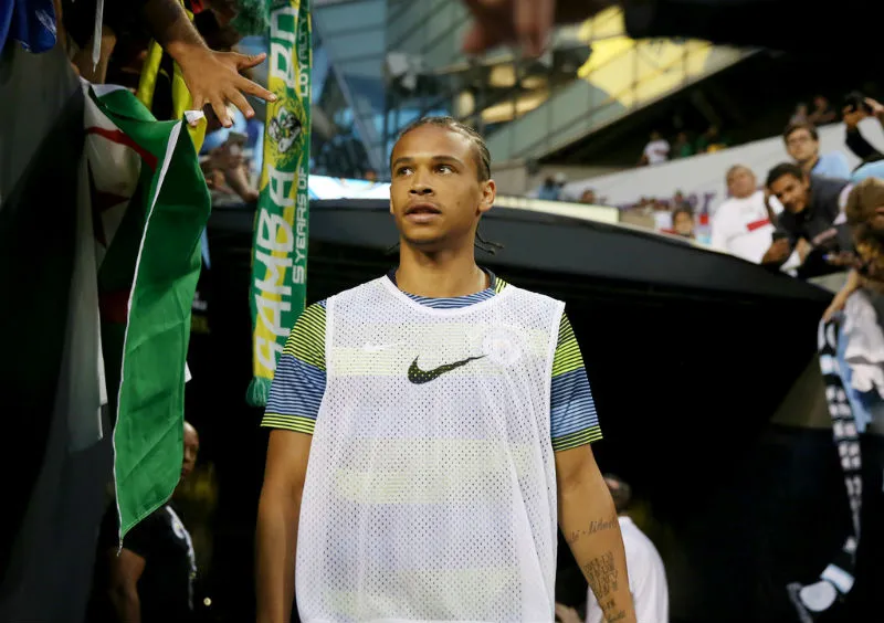 Leroy Sane lạc quan cùng Man.City hướng về mùa giải mới. Ảnh: Getty Images