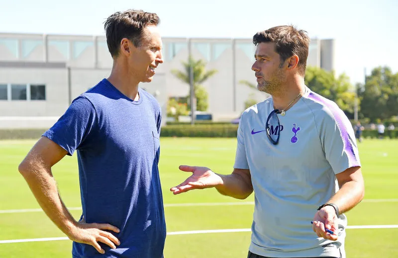 HLV Mauricio Pochettino (phải) đã lường trước trường hợp phải “liệu cơm gắp mắm”. Ảnh: Getty Images