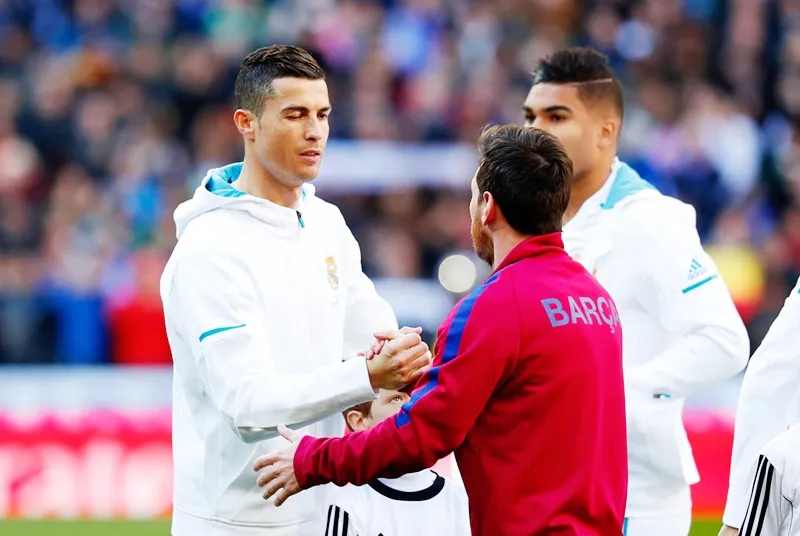 Messi bất ngờ về quyết định ra đi của Ronaldo. Ảnh Getty Images.