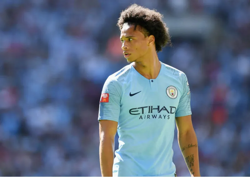 Leroy Sane đang đánh mất vị trí ở Man.City. Ảnh: Getty Images