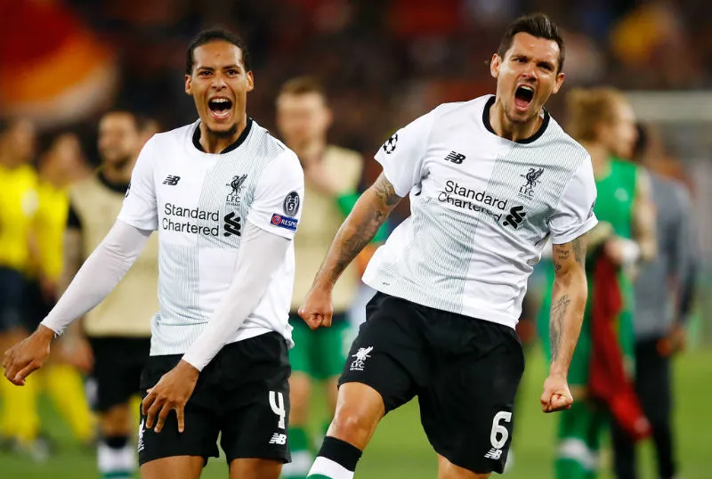 Dejan Lovren (phải) và Virgil van Dijk vẫn chưa thể sát cánh cùng nhau. Ảnh: Getty Images