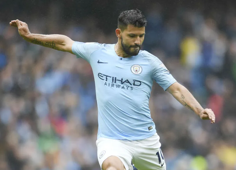 Sergio Aguero đã nhận được phần thưởng xứng đáng. Ảnh: Getty Images 
