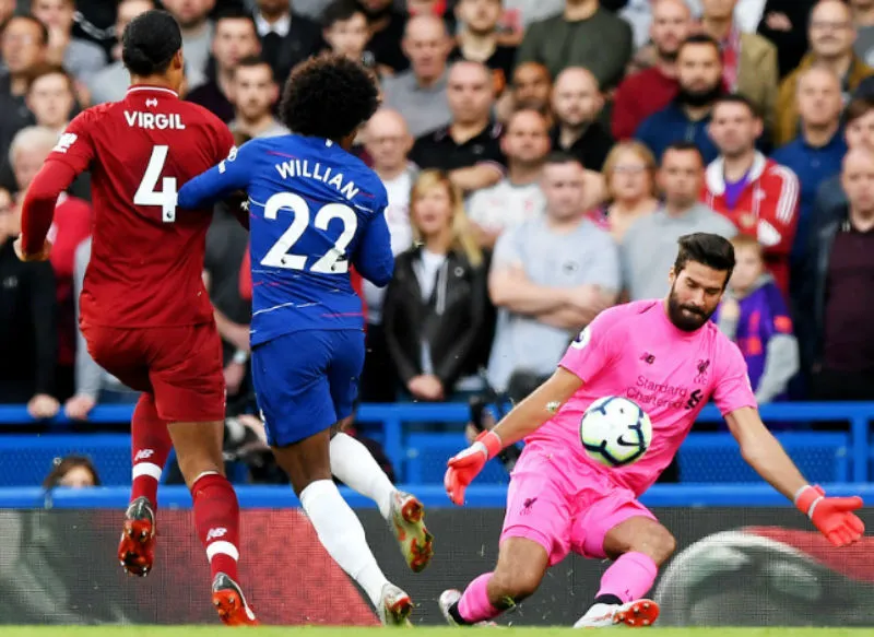 Alisson đã hòa nhập nhanh để trở thành chỗ dựa cho Liverpool. Ảnh: Getty Images