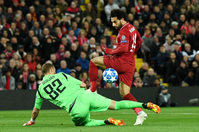 Mohamed Salah đã thật sự tìm lại bản năng săn bàn. Ảnh: Getty Images 