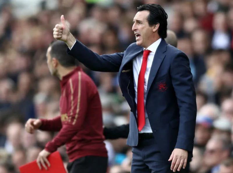 HLV Unai Emery đặt mục tiêu thành công cùng Arsenal. Ảnh: Getty Images
