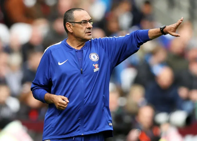 HLV Maurizio Sarri đánh giá rất cao Man.City. Ảnh: Getty Images