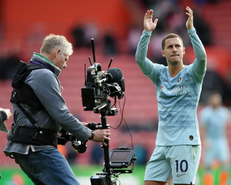 Eden Hazard liên tiếp công khai về khả năng rời Chelsea. Ảnh: Getty Images