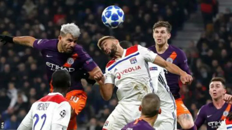 Sergio Aguero ghi bàn quyết định tấm vé đi tiếp cho Man.City. Ảnh: Getty Images 