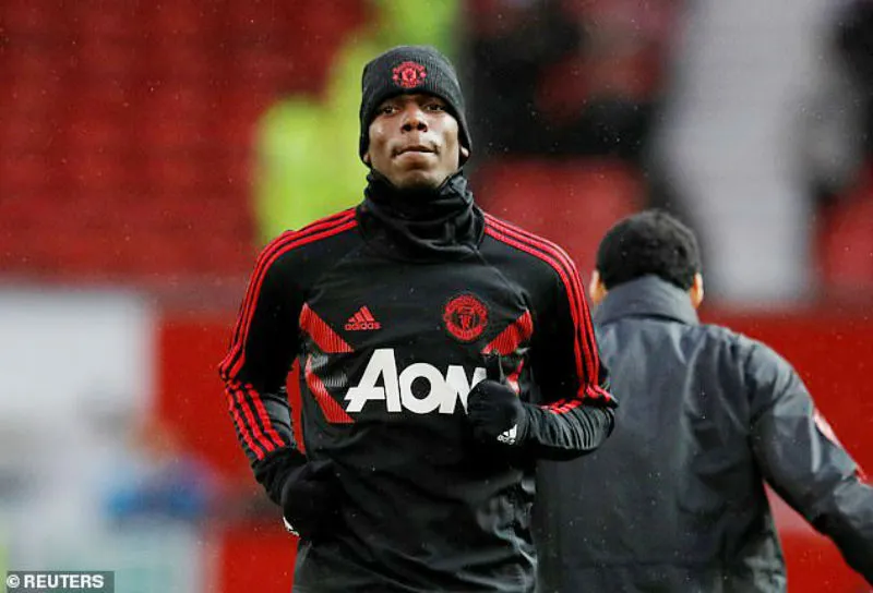 Paul Pogba rất thất vọng với thân phận dự bị vào lúc này. Ảnh: Getty Images