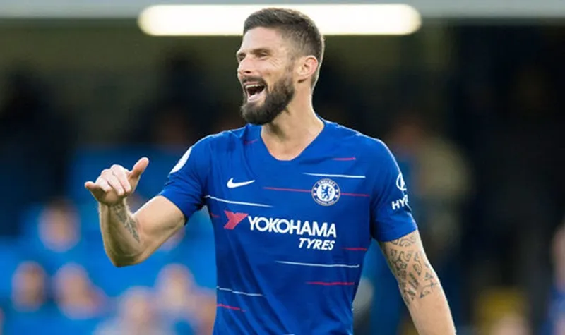 Olivier Giroud đang thất vọng ở Chelsea. Ảnh: Getty Images