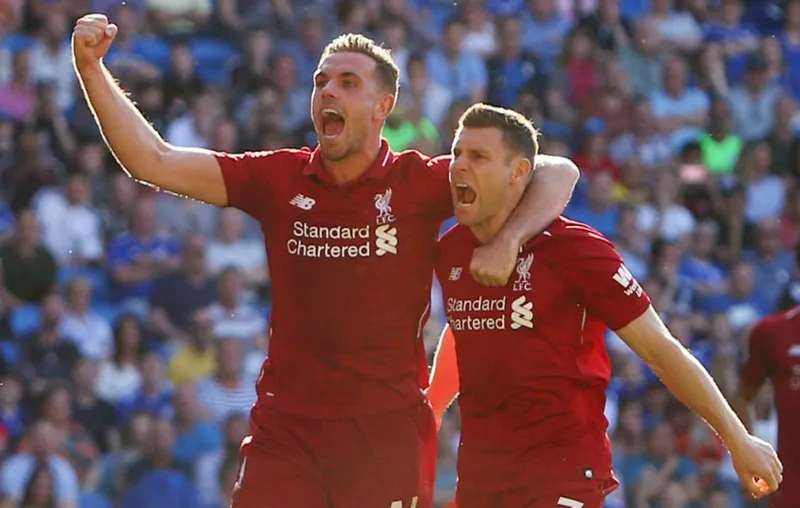 James Milner (phải) là chỗ dựa tinh thần cho đồng đội. Ảnh: Getty Images