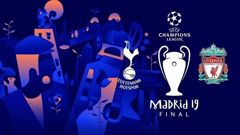 Liverpool và Tottenham là trận chung kết toàn Anh thứ 2 trong lịch sử. Ảnh: UEFA