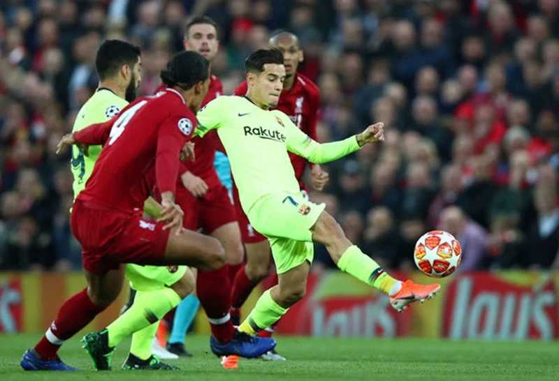 Giấc mơ Champions League của Philippe Coutinho cùng Barca đã bị phá hủy bởi chính Liverpool. Ảnh: Getty Images 