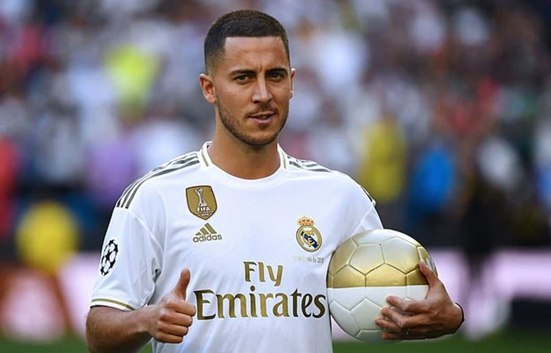 Eden Hazard vừa chính thức ra mắt tại Real Madrid. Ảnh: Getty Images