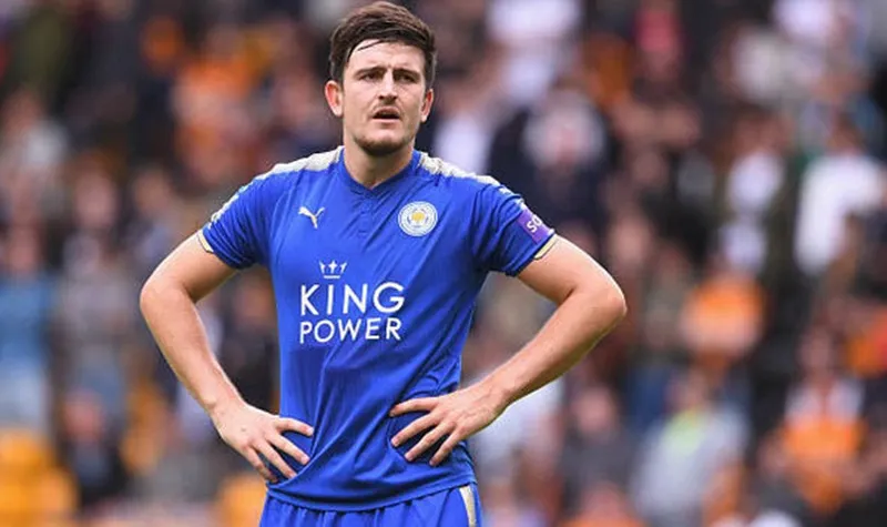 Harry Maguire đã thất vọng với Leicester và quyết tâm ra đi bằng mọi cách. Ảnh: Getty Images
