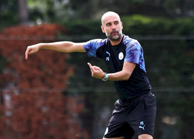 HLV Pep Guardiola sẵn sàng khởi động một hành trình chinh phục mới. Ảnh: Manchester City FC