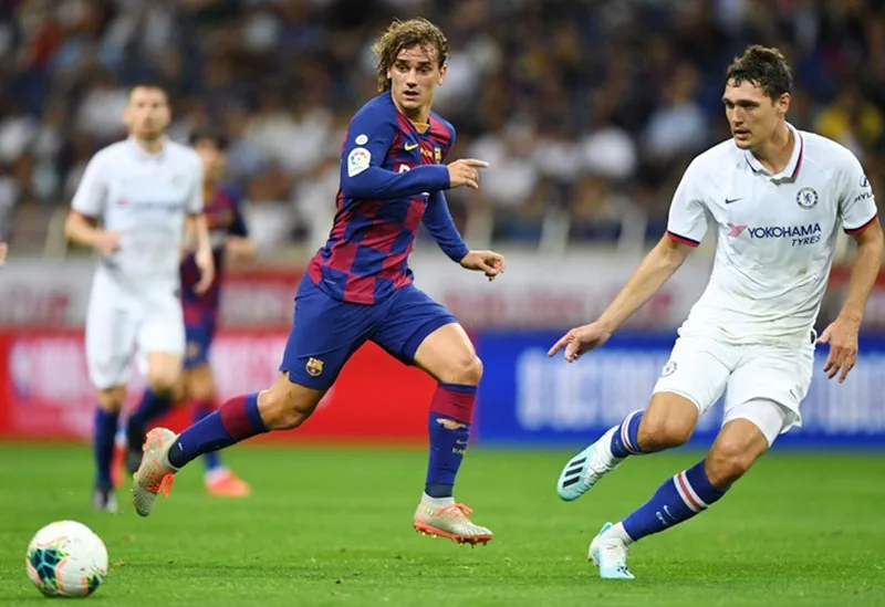 Antoine Griezmann có màn ra mắt không thành công cùng Barca. Ảnh: Getty Images