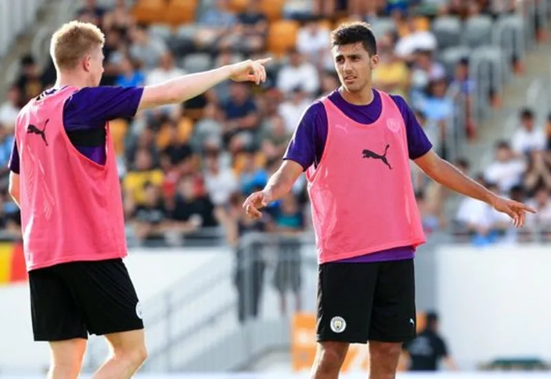 Kevin De Bruyne lạc quan sẽ tạo nên một đối tác tốt cùng Rodri. Ảnh: Getty Images