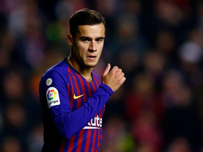 Philippe Coutinho vẫn chưa ra sân cùng Barca sau kỷ nghỉ hè. Ảnh: Getty Images
