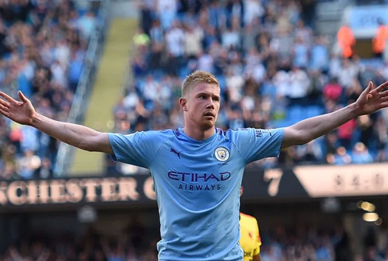 Kevin De Bruyne chấn thương không nghiêm trọng là tin vui với Man.City. Ảnh: Getty Images