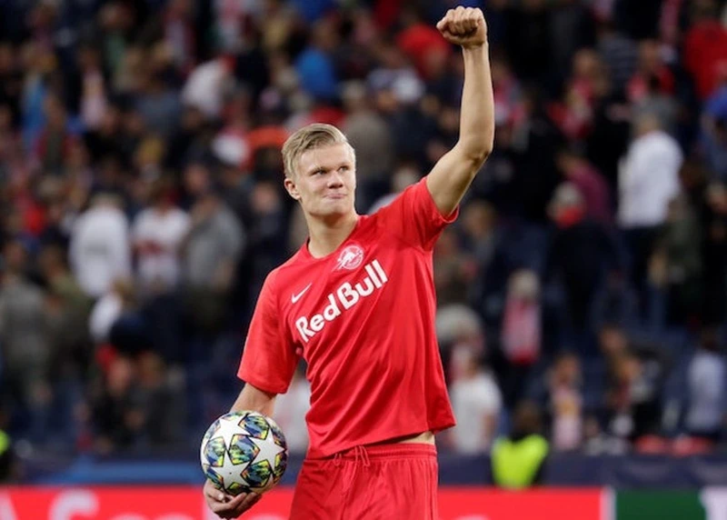 Erling Braut Haaland đang gây sốt với phong độ ghi bàn khó tin. Ảnh: Getty Images 