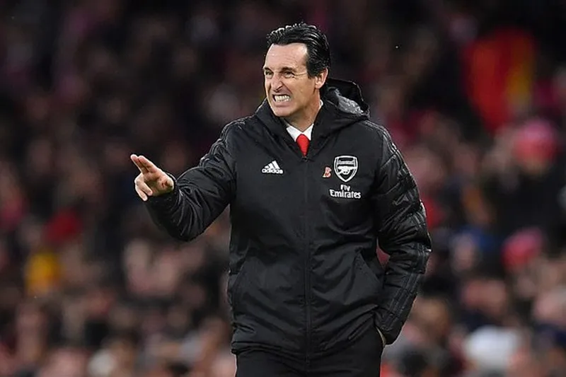 HLV Unai Emery trải qua cột một mốc 50 trận đầu tiên đầy thất vọng. Ảnh: Getty Images