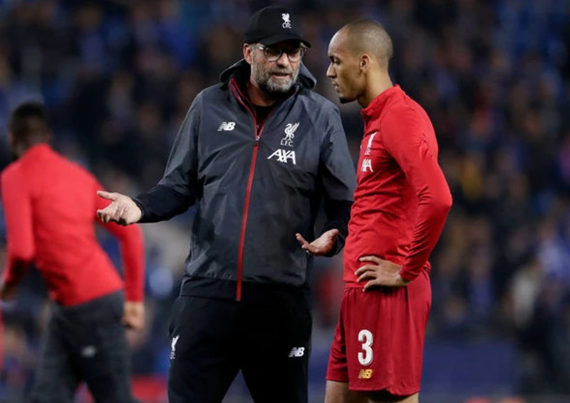 Fabinho là cầu thủ quan trọng bật nhất của HLV Jurgen Klopp ở trung tâm hàng tiền vệ. Ảnh: Getty Images