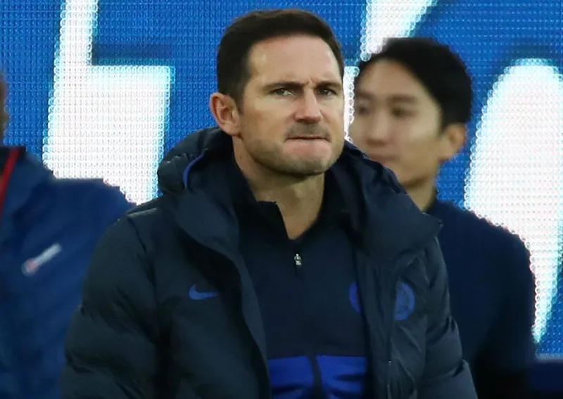 HLV Frank Lampard thất vọng khi một lần nữa Chelsea gục ngã trên sân nhà. Ảnh: Getty Images