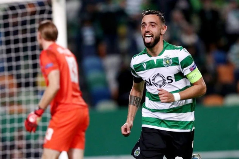 Bruno Fernandes một lần nữa được cho đang đến gần Man.United. Ảnh: Getty Images 