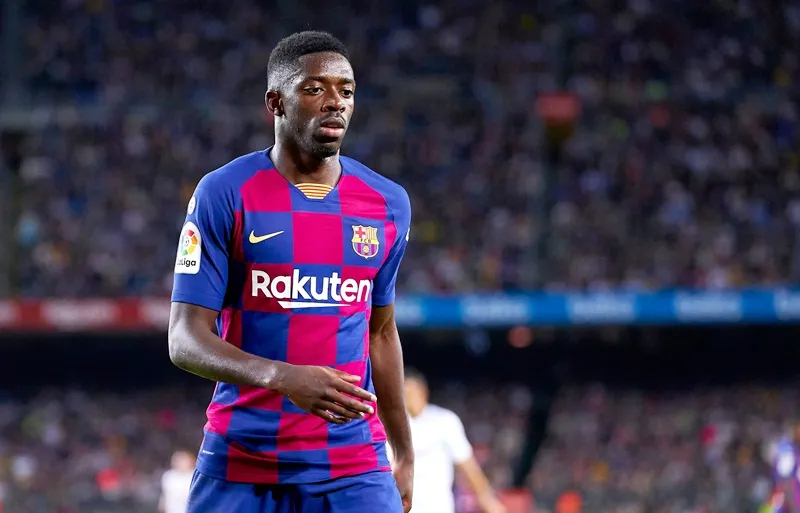 Ousmane Dembele tiếp tục gây thất vọng vì thể trạng. Ảnh: Getty Images