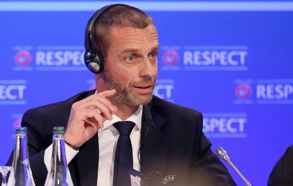 Chủ tịch UEFA, Aleksander Ceferin. Ảnh: Getty Images 