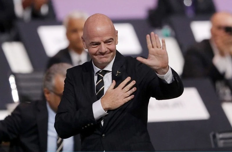 Chủ tịch LĐBĐ thế giới (FIFA) Gianni Infantino. Ảnh: Getty Images 