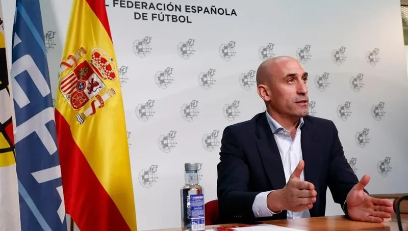 Chủ tịch RFEF, Luis Rubiales. Ảnh: Getty Images 