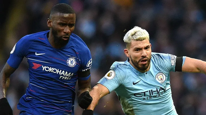 Sergio Aguero (phải. Man.City) và Antonio Rudiger (Chelsea) là 2 trong nhiều ngôi sao công khai lo lắng về sự an toàn. Ảnh: Getty Images