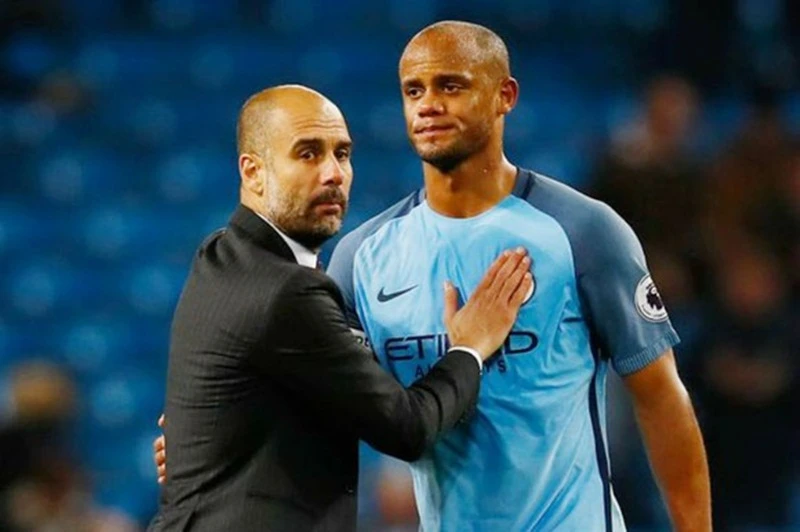 Vincent Kompany từ chối cơ hội làm trợ lý của Pep Guardiola tại Man.City. Ảnh: Getty Images