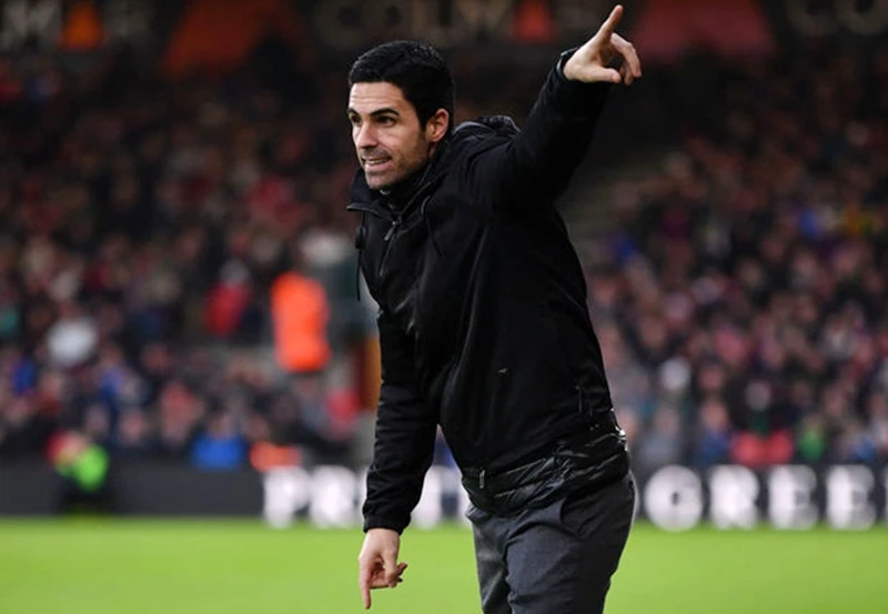 HLV Mikel Arteta thừa nhận chỉ có thể “liệu cơm gắp mắm” vào cuối tuần này. Ảnh: Getty Images