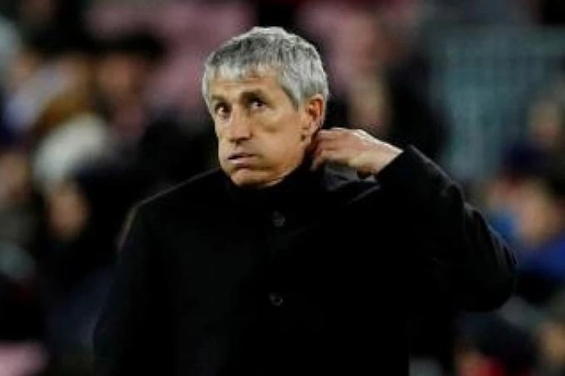 HLV Quique Setien có khả năng vẫn dẫn dắt Barca tại Champions League. Ảnh: Getty Images